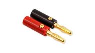 Muchmore Banana Gold Connectors (Red & Black Set)